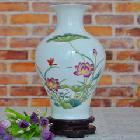 景德镇陶瓷 客厅台面花瓶现代简约家居装饰品 工艺品摆设摆件